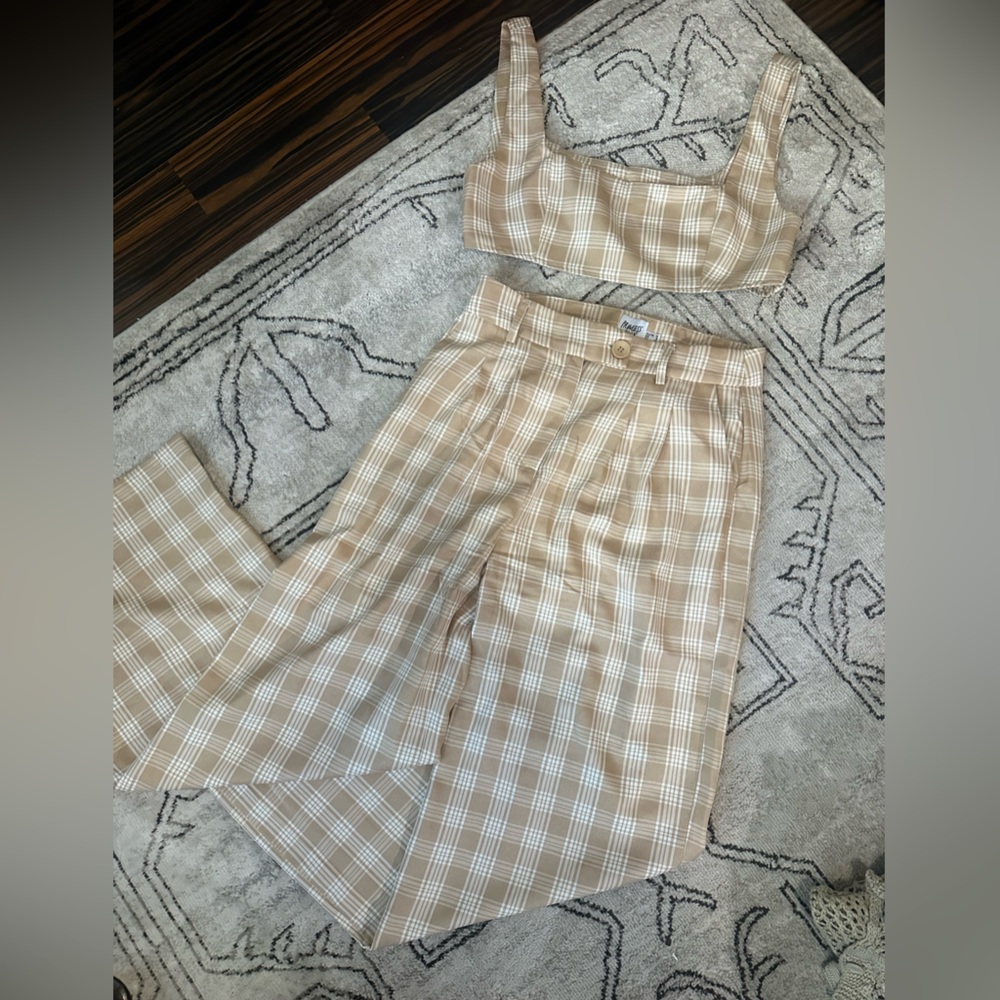 Princess Polly Huxley plaid set size 8